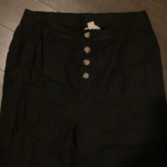 *Black* Aeropostal wide leg pants - Picture 3 of 5